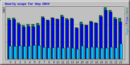 Hourly usage for May 2024